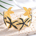 Damen Offener Armreif mit ausdrucksstarkem Sternenmotiv Shop Nory