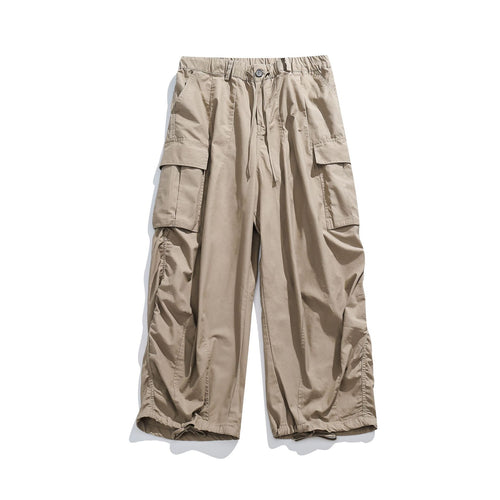 Damen Weite Cargo‑Culotte mit elastischem Tunnelzugbund und Saumkordel Shop Nory