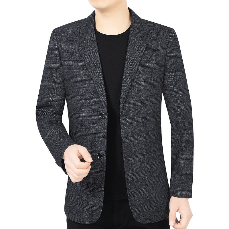 Herren Business-Casual Sakko mit Glencheck und leichtem Stretch Shop Nory