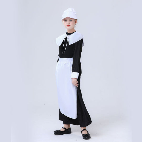 Mädchen nostalgisches Dienstmädchenkostüm Shop Nory
