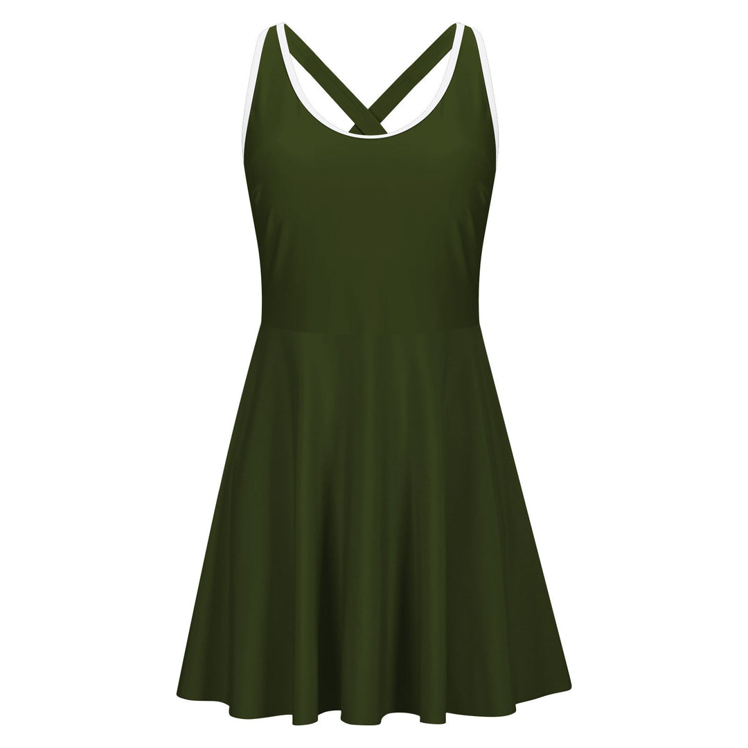Damen Sportliches Schwimmkleid