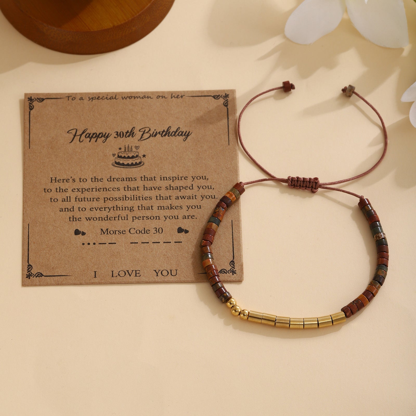Damen Morse-Code Armband Shop Nory