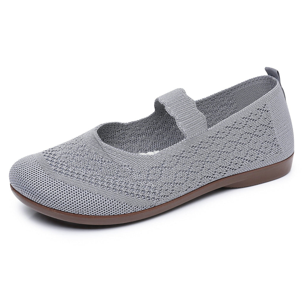 Damen Komfortable Slip-On Ballerinas