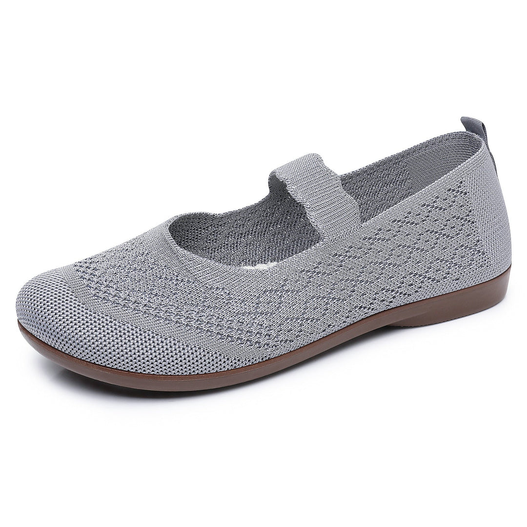 Damen Komfortable Slip-On Ballerinas