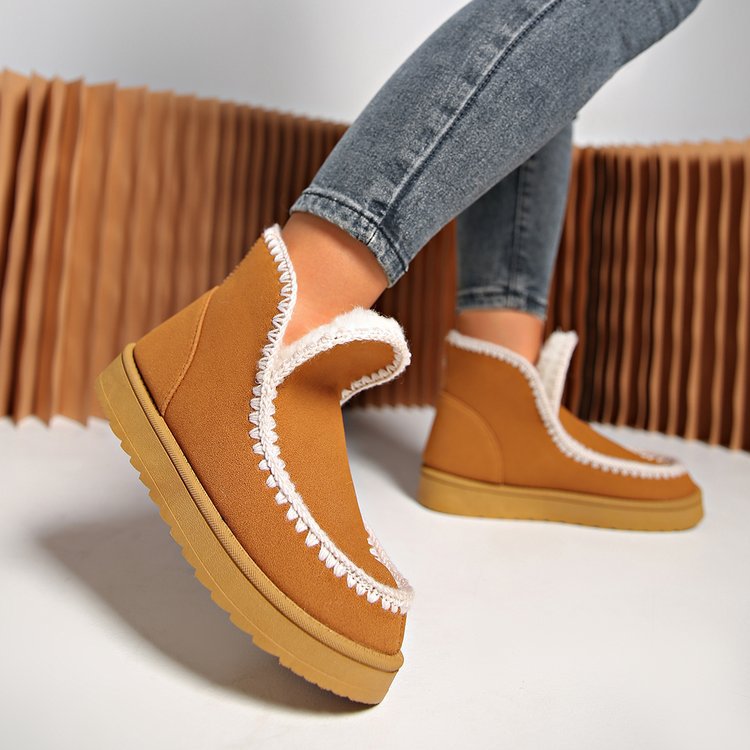 Damen Gefütterte Mokassin‑Ankleboots mit Teddyfutter und rutschfester Gummisohle Shop Nory