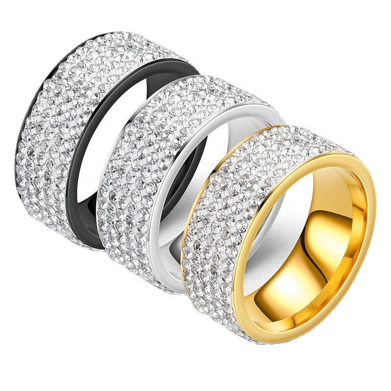 Damen Ring mit funkelndem Zirkonia-Besatz und elegantem Design Shop Nory