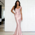 Damen Elegantes Abendkleid mit luxuriösem Drapierungsdetail und figurbetontem Schnitt Shopnory