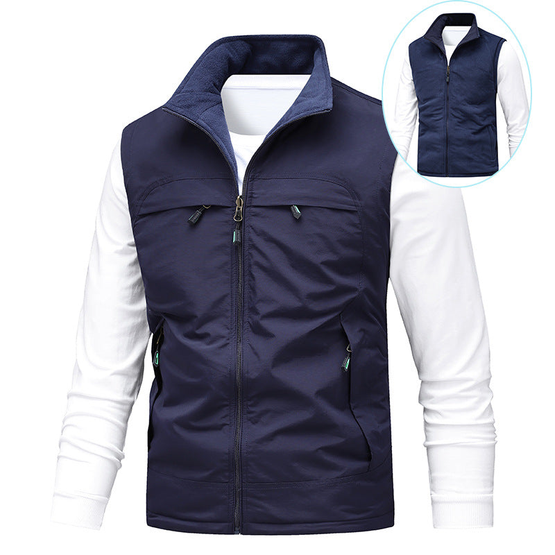 Herren Atmungsaktive Photografen-Utility‑Weste mit Mesh‑Innenfutter und Mehrfach‑Taschen Shop Nory