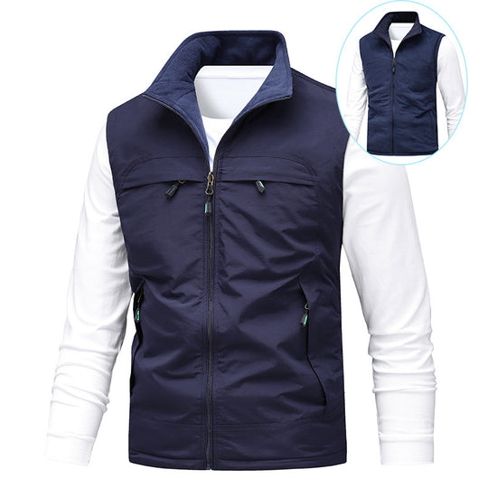 Herren Atmungsaktive Photografen-Utility‑Weste mit Mesh‑Innenfutter und Mehrfach‑Taschen Shop Nory