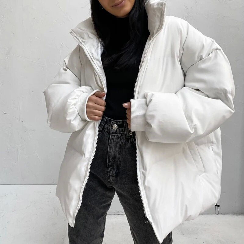 Damen oversized Daunenjacke