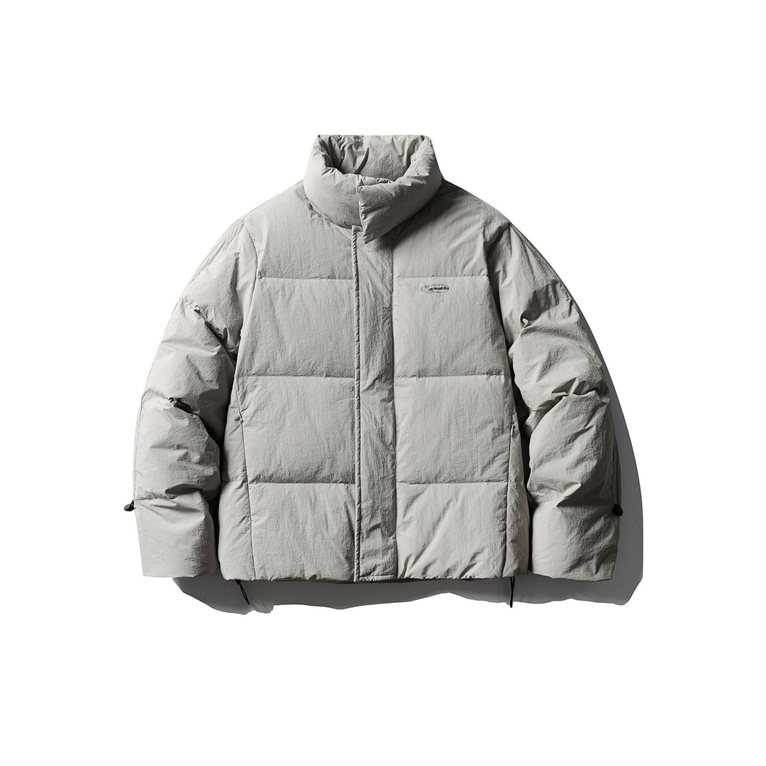 Herren Kurzer Boxy-Puffer mit wattiertem Kissenkragen und winddichter Außenhülle Shop Nory