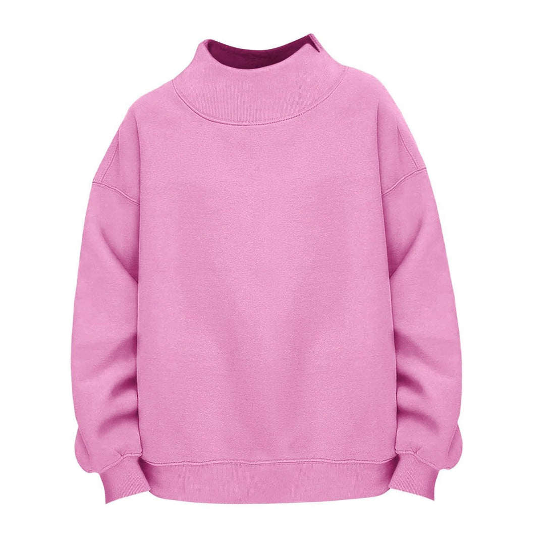 Damen Lässiges Funnel-Neck Sweatshirt im Oversize‑Schnitt mit überschnittener Schulter Shop Nory