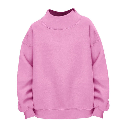 Damen Lässiges Funnel-Neck Sweatshirt im Oversize‑Schnitt mit überschnittener Schulter Shop Nory