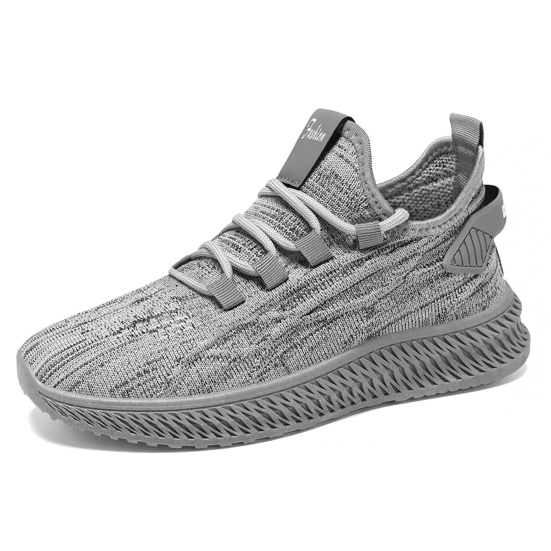 Herren nan gestrickter Slip-On Sneaker mit elastischer Schnürung, sockenähnlichem Schaft und profilierter rutschfester Laufsohle Shop Nory