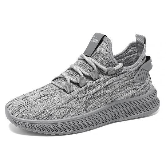 Herren nan gestrickter Slip-On Sneaker mit elastischer Schnürung, sockenähnlichem Schaft und profilierter rutschfester Laufsohle Shop Nory