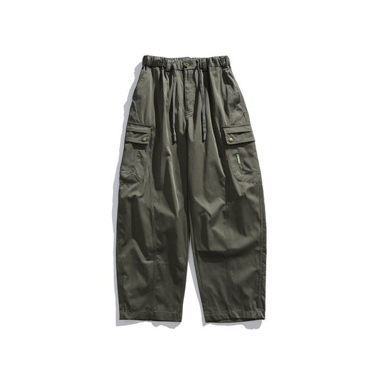 Herren Cargo-Hose mit elastischem Bund, Tunnelzug und multiplen Utility-Taschen Shop Nory