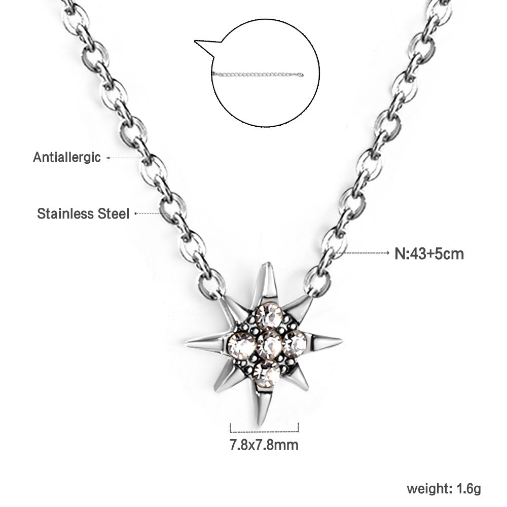 Damen Halskette mit liebevollem Herzmotiv aus goldplattiertem Edelstahl und funkelnden Zirkonia Shop Nory