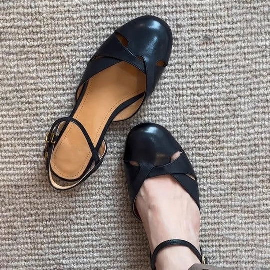 Damen Slingback Ballerinas mit elegantem Riemendesign und komfortabler Passform