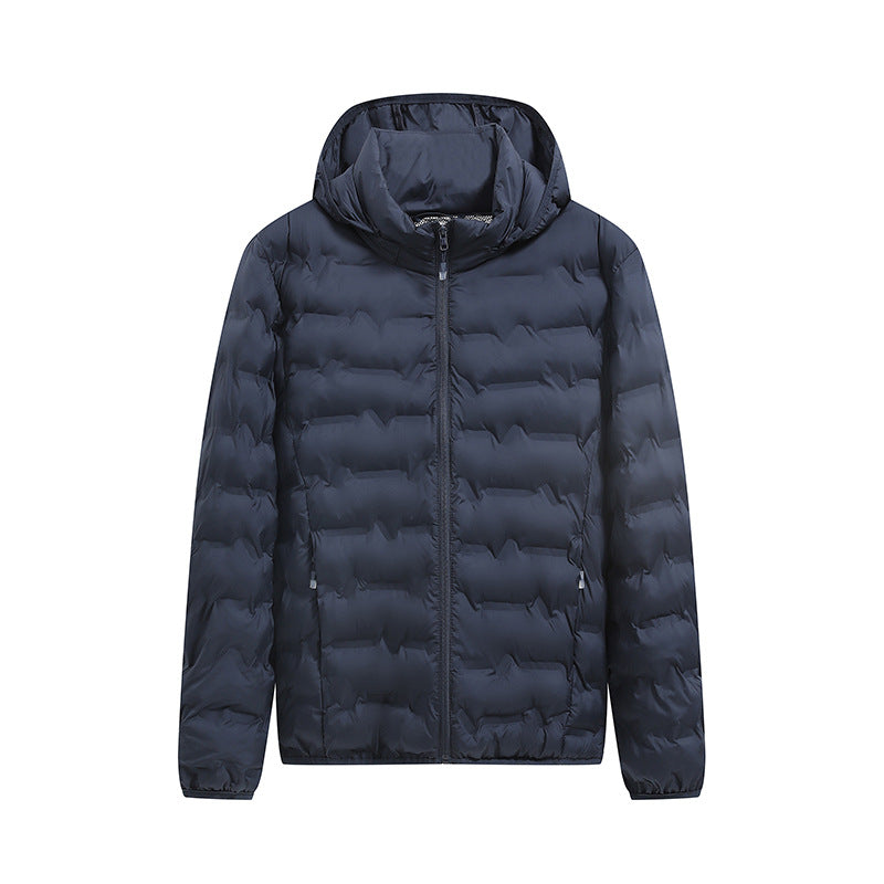 Herren Praktische Steppjacke mit Kapuze Shop Nory