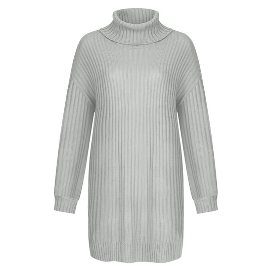 Damen Gerippter Rollkragen-Tunika mit kastigem Oversize-Schnitt Shop Nory