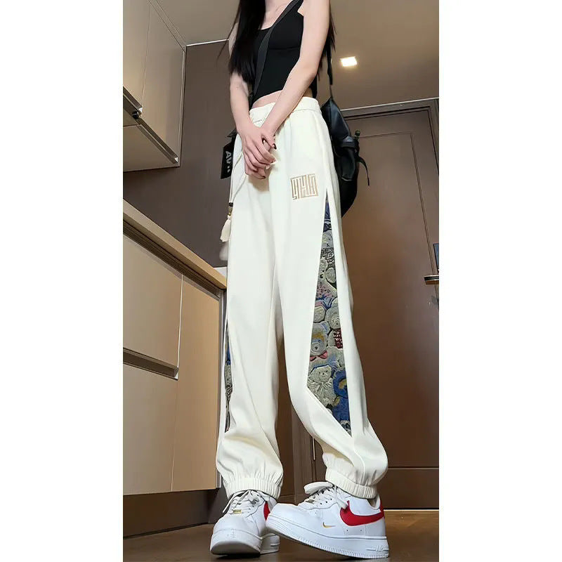 Damen Modische Sporthose mit einzigartigem Seiteneinsatz Shop Nory