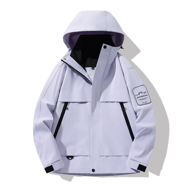 Herren multifunktionale Wasserfeste Softshell-Regenjacke mit abnehmbarer Fleece-Innenjacke Shop Nory