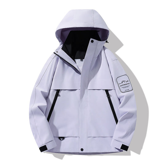 Herren multifunktionale Wasserfeste Softshell-Regenjacke mit abnehmbarer Fleece-Innenjacke Shop Nory