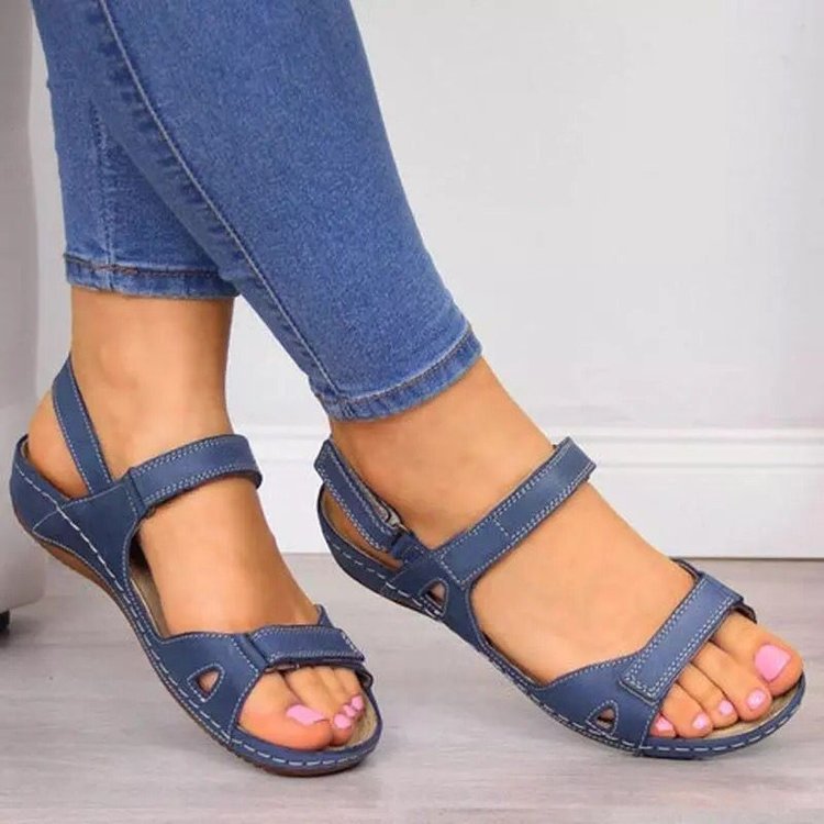Damen Komfortable und stilvolle Sandalen mit verstellbaren Riemen