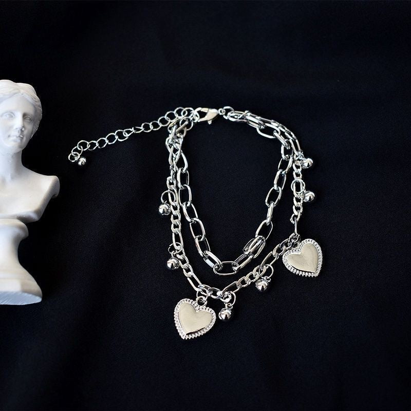 Damen Charm-Armband aus hochwertigem Edelstahl mit verspieltem Bären-Anhänger Shop Nory