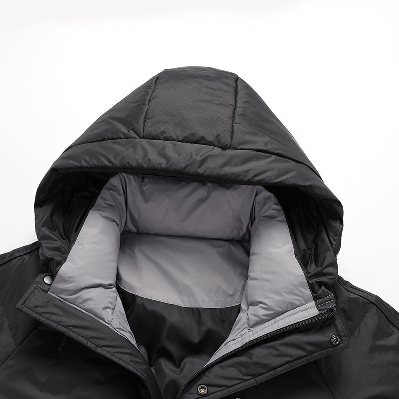 Herren Stepp-Winterjacke mit Kapuze und Thermofutter Shop Nory
