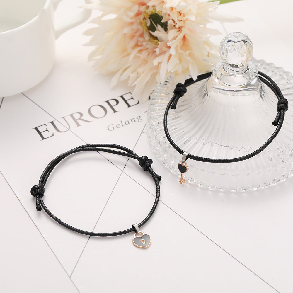 Damen Armband-Set mit Herzen und Schlüsselanhängern Shop Nory