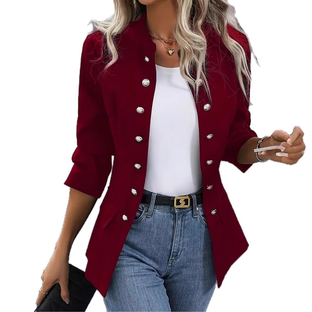 Damen elegante Blazerjacke