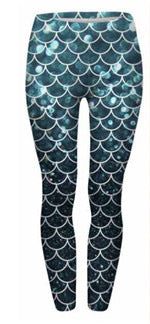 Damen Mandala-Ombre Leggings mit hohem Bund und formendem Stretch Shopy Nory