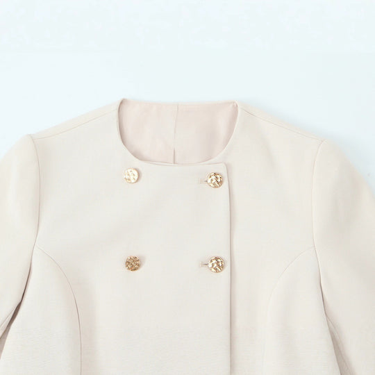 Damen Elegant-weit geschnittene Anzughose mit Bügelfalte und dekorativem Kettengürtel Shop Nory