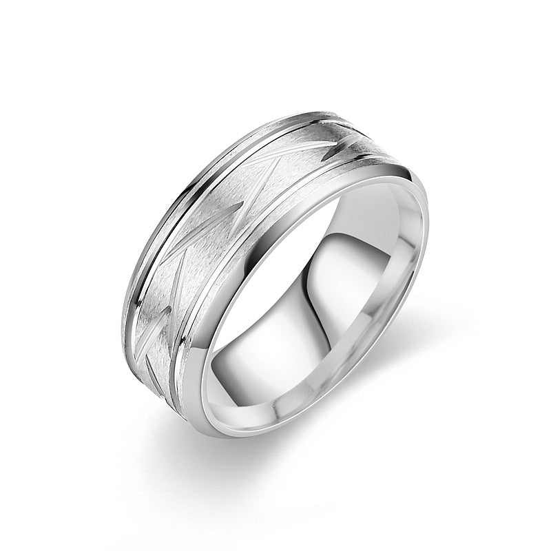 Herren Ring mit kunstvollem Design und strukturierten Akzenten Shop Nory