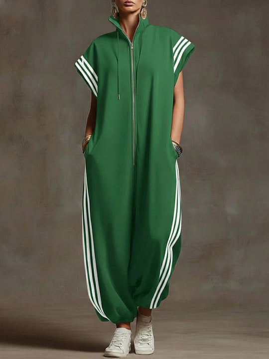 Damen Stylish Jumpsuit mit modernen Kontrasten Shopnory