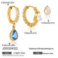 Damen Ohrhänger mit eleganten Kristall-Details und hypoallergenem Edelstahl Shop Nory