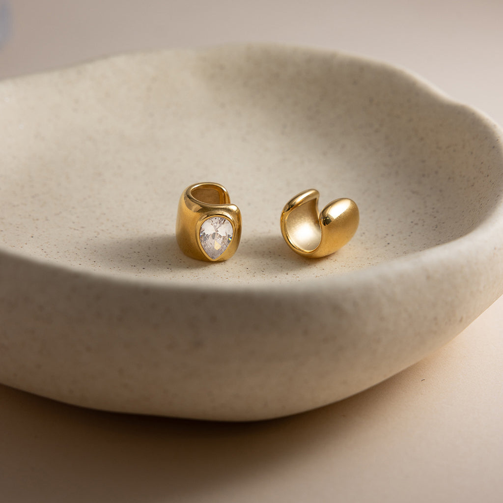 Damen modischer Ring mit prachtvollem Kristallakzent und komfortablem Design Shop Nory