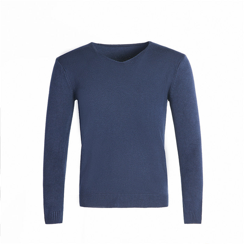 Herren klassischer V-Ausschnitt Pullover