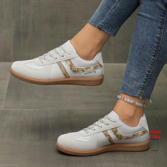 Damen Retro-Sneaker mit Gummisohle, leichtem Textilfutter und Komfortfußbett Shop Nory