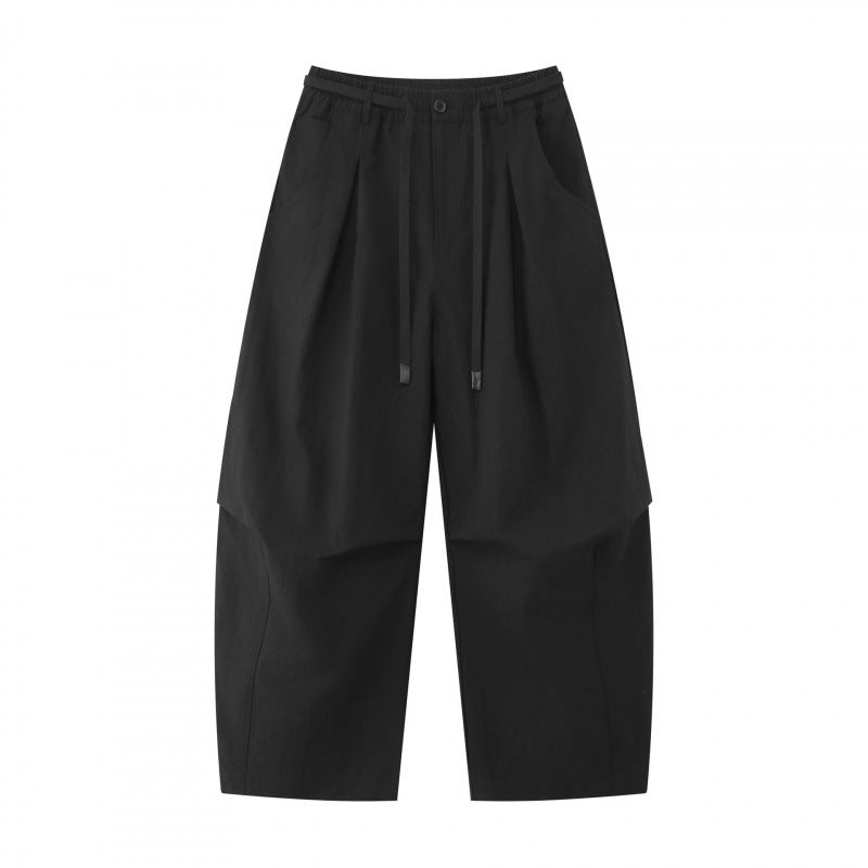 Unisex Weite Lagenhose mit ballonförmiger Silhouette, hoher Leibhöhe und Kordelzug Shop Nory