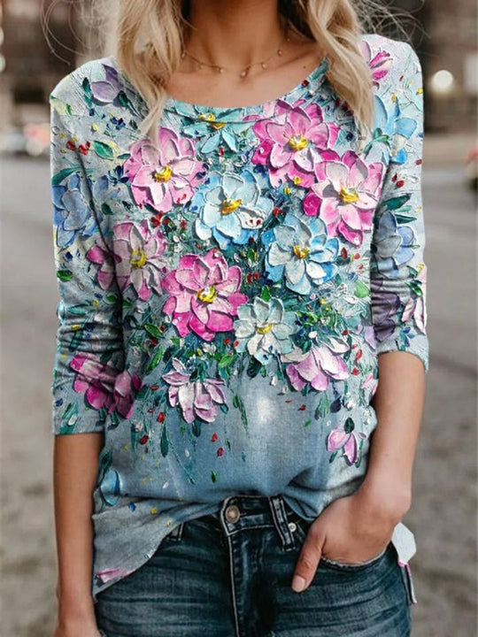 Damen Colorblock-Sweatshirt mit diagonaler Panel-Optik und Streifenbesatz Shop Nory