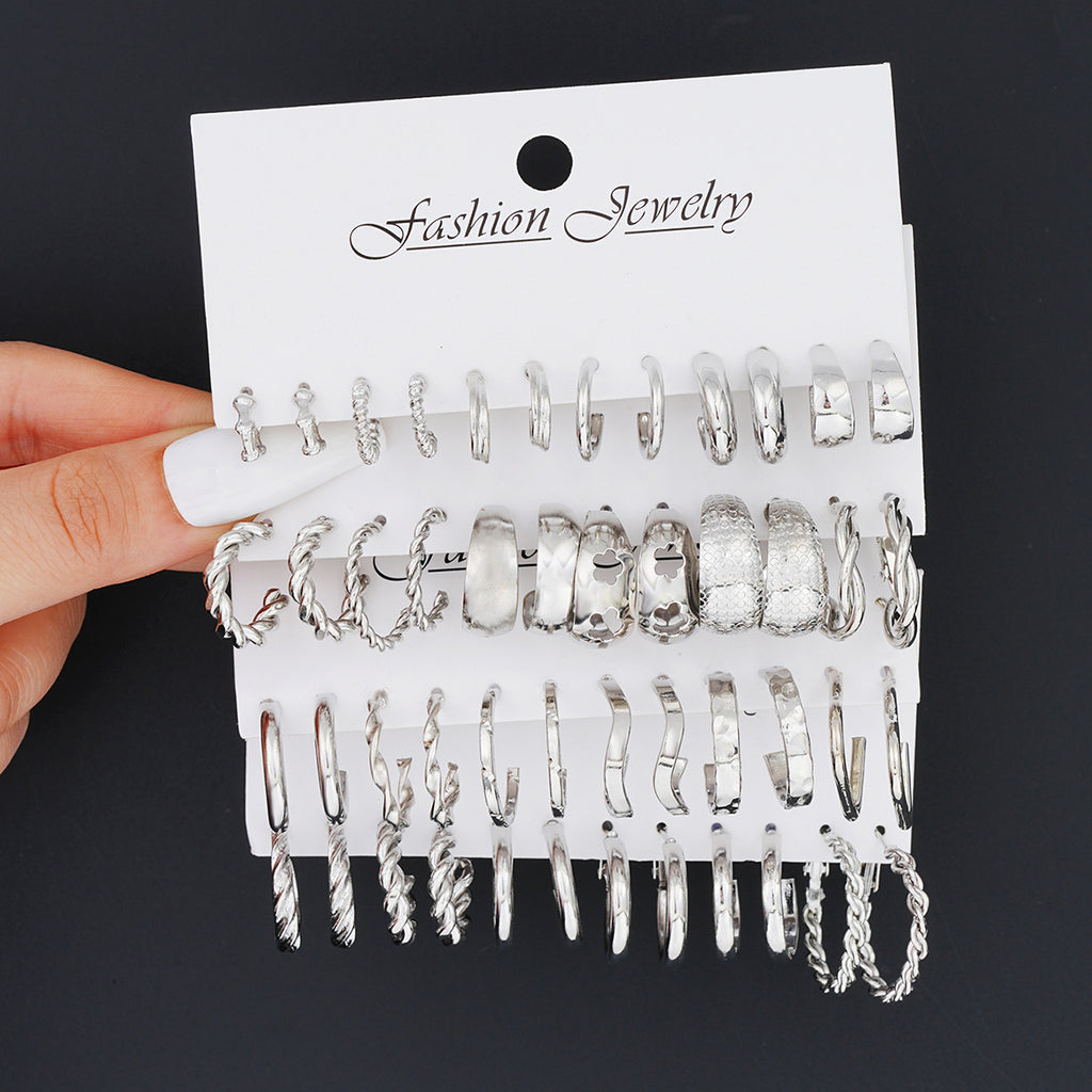 Damen Ohrringe Set mit verschiedenen modernen Designs Shop Nory