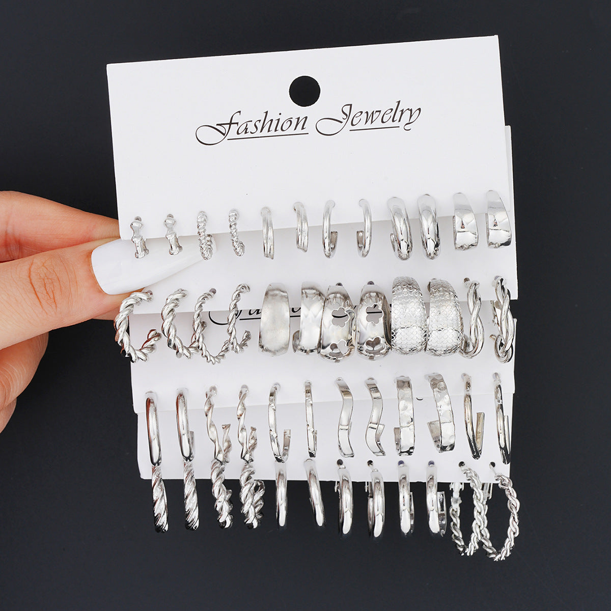 Damen Ohrringe Set mit verschiedenen modernen Designs Shop Nory