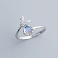 Damen Eleganter Ring mit floralem Design und funkelnden Zirkonia Shop Nory