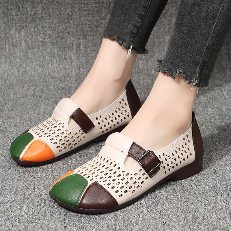 Luftige Damensandalen mit Schnalle – Zoë