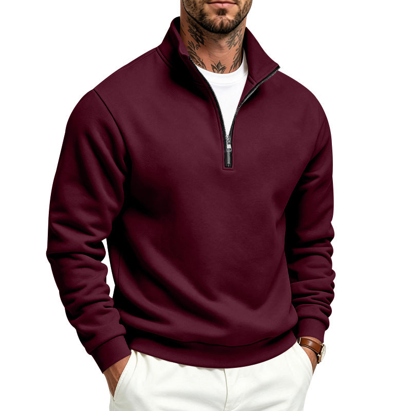 Herren Halbzip-Sweatshirt mit Troyerkragen und weicher Fleece-Innenseite Shop Nory