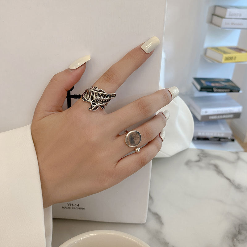 Damenring mit kunstvollem Blattdesign Shop Nory