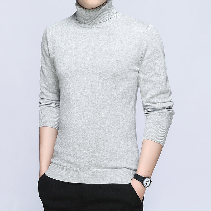 Herren Rollkragenpullover aus hochwertiger, atmungsaktiver Baumwolle