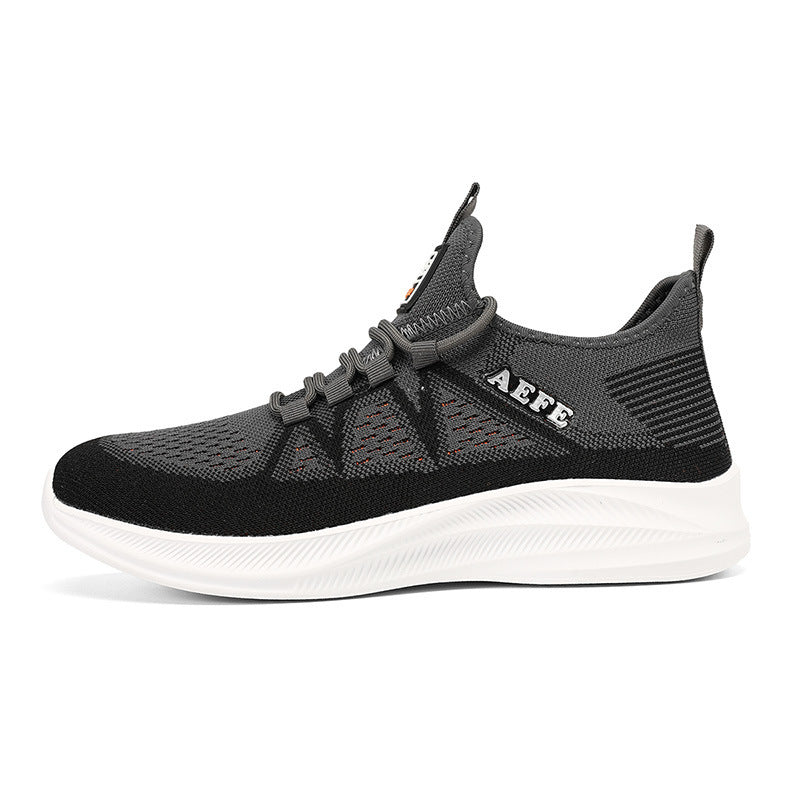 Herren Atmungsaktive Sport-Sneaker mit elastischem Schnürsystem